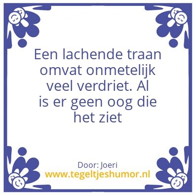 Tegeltje: Tegeltje