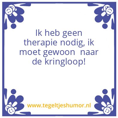 Tegeltje: Kringloop