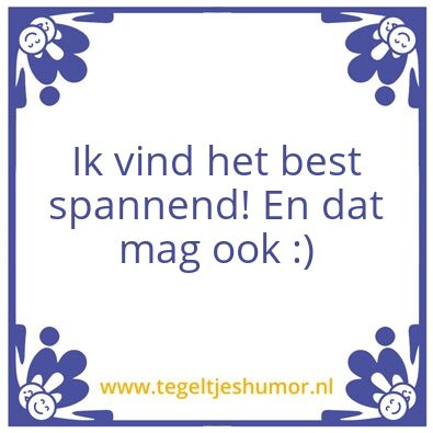 Tegeltje: Eng