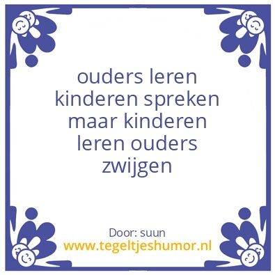 Tegeltje: nadenkertje