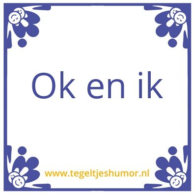 Tegeltje: Joko