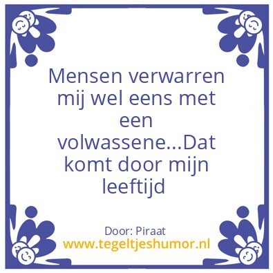 Tegeltje: Als ik groot ben