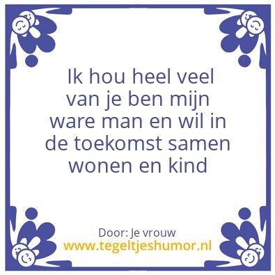 Tegeltje: Schat