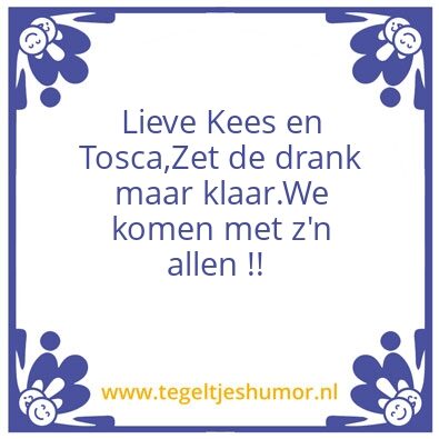 Tegeltje: Hieperdepiep