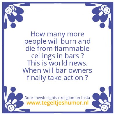 Tegeltje: bar owners finally take action