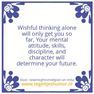 Tegeltje: God will reveal Himself