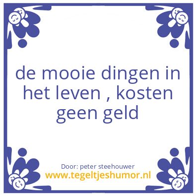 Tegeltje: peter steehouwer