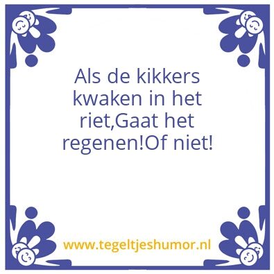 Tegeltje: Kikkers