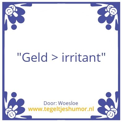 Tegeltje: .