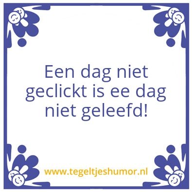 Tegeltje: Click