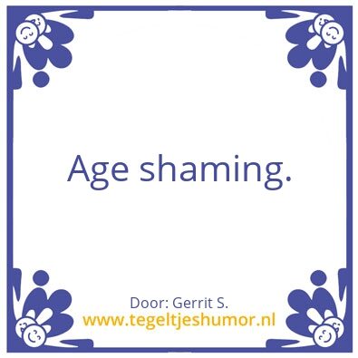 Tegeltje: Ik ben Gerrit.
