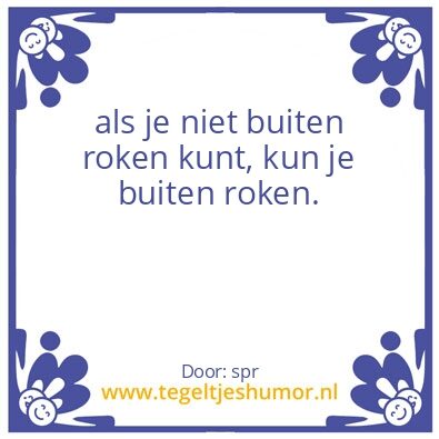 Tegeltje: regel