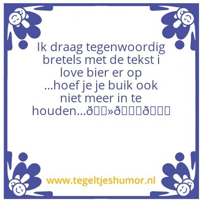 Tegeltje: Buik