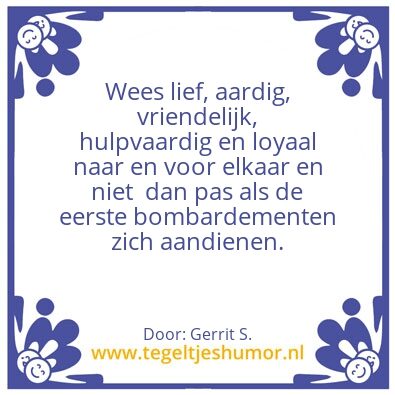 Tegeltje: Ik ben Gerrit.