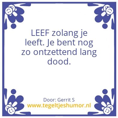 Tegeltje: Ik ben Gerrit