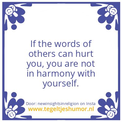Tegeltje: Think about it :