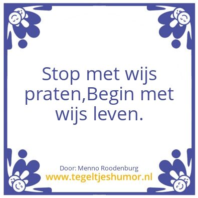 Tegeltje: Menno Roodenburg