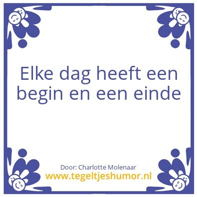 Tegeltje: Charlotte molenaar