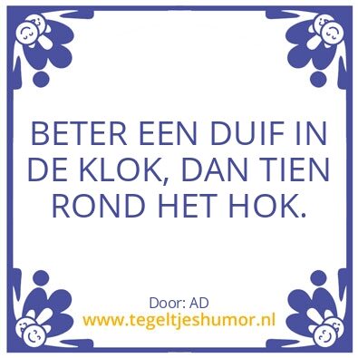 Tegeltje: AD
