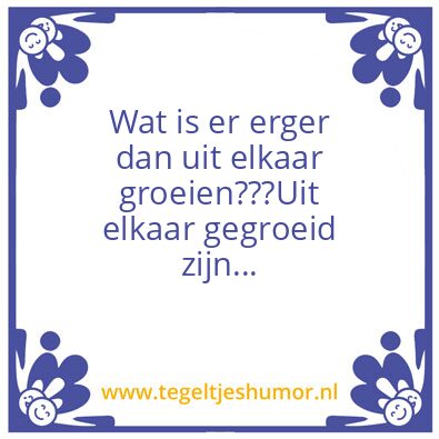 Tegeltje: Groeien