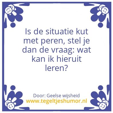 Tegeltje: Beringse wijsheid