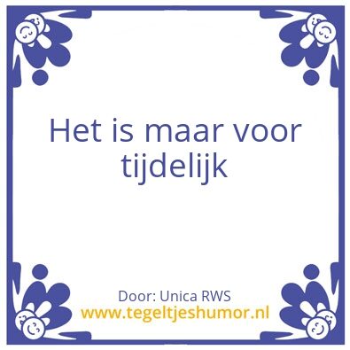 Tegeltje: test