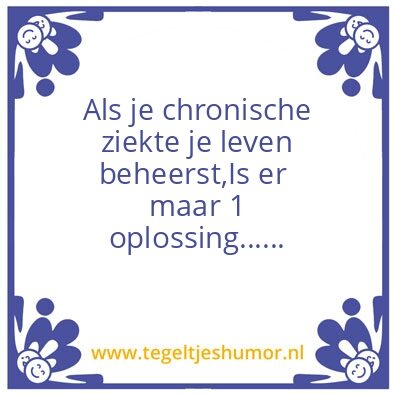 Tegeltje: Ongelukkig