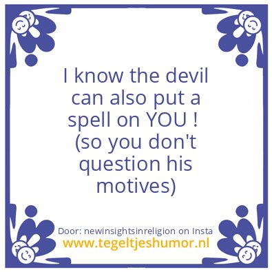 Tegeltje: I know..