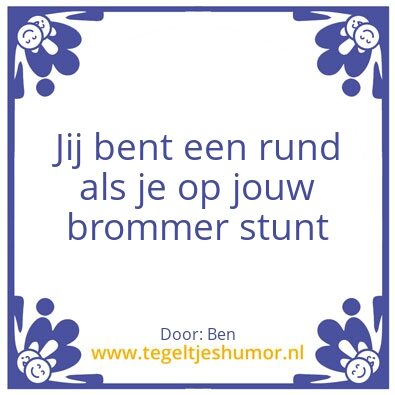 Tegeltje: Brokkenpiloot