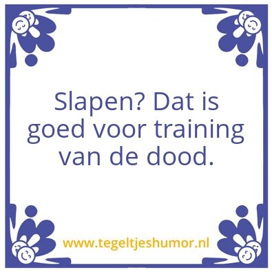 Tegeltje: oefen