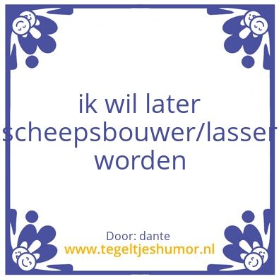 Tegeltje: dante tv