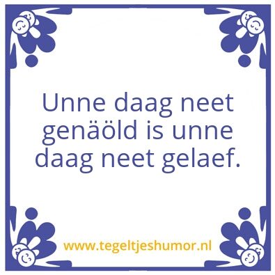 Tegeltje: NÃ¤Ã¶le