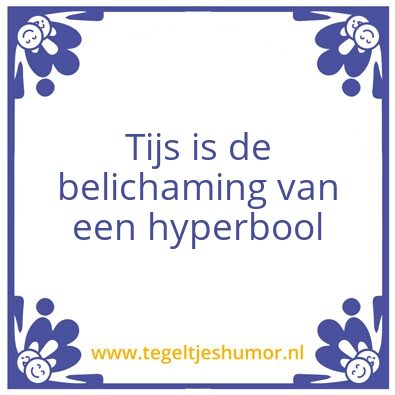 Tegeltje: Tegeltje