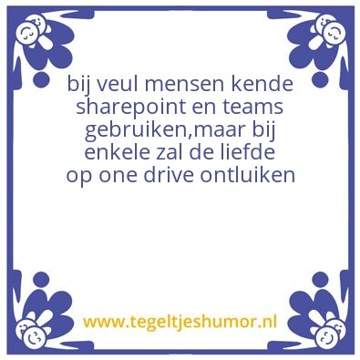 Tegeltje: microsoft
