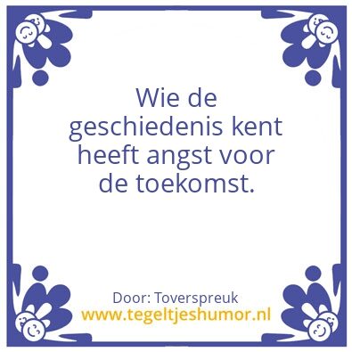 Tegeltje: Toekomst