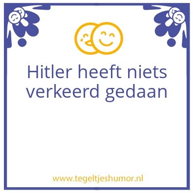 Tegeltje: Tegeltje