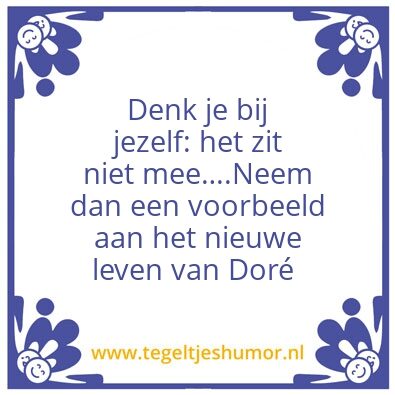 Tegeltje: .