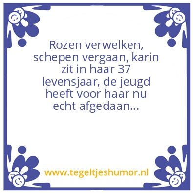 Tegeltje: 36 jaar