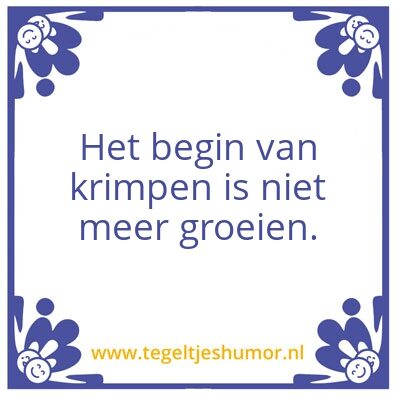 Tegeltje: Bezuinigingswijsheid