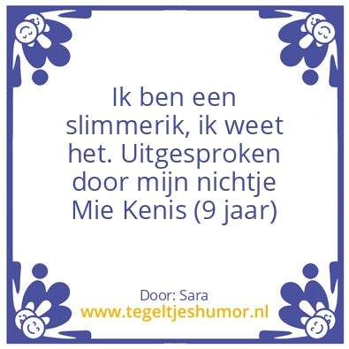 Tegeltje: Kuikie