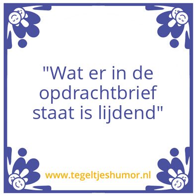 Tegeltje: PV-controle