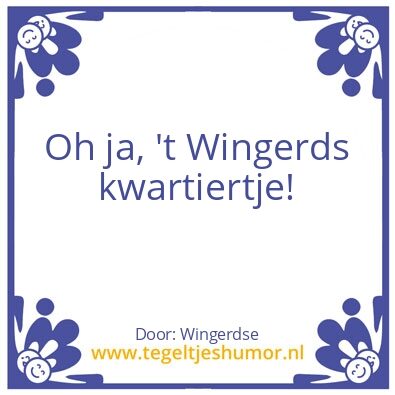 Tegeltje: Wingerd