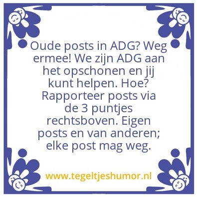 Tegeltje: Adg