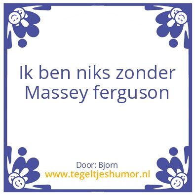 Tegeltje: Ik en mf