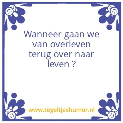 Tegeltje: Lockdown