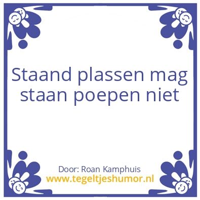 Tegeltje: Tegel