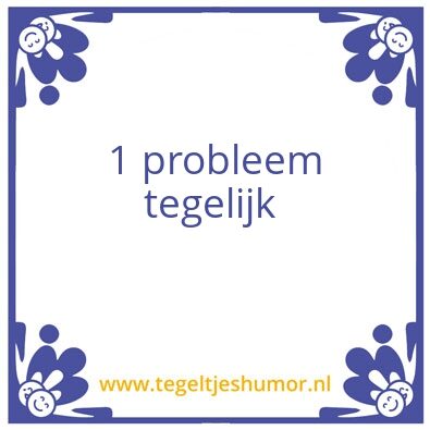Tegeltje: Tip van Ruud