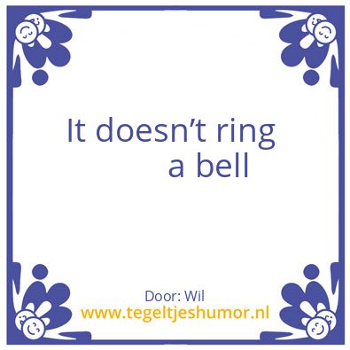 Tegeltje: Tea