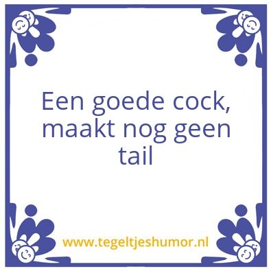 Tegeltje: Cocktail