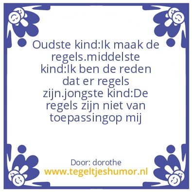 Tegeltje: dochters